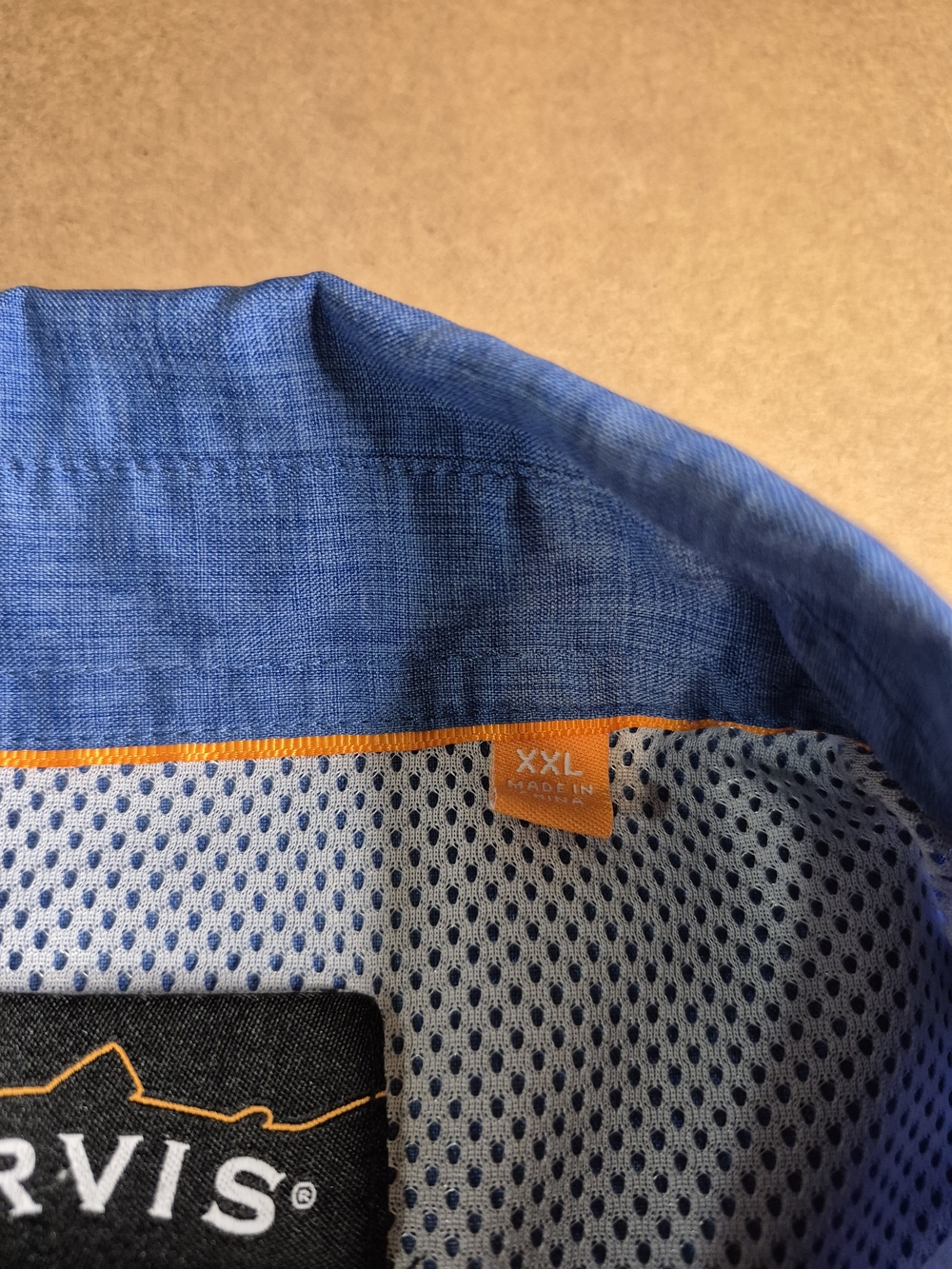 Orvis Men’s Bright Blue Button-Down Shirt 4641/4 - Picture 13 of 15